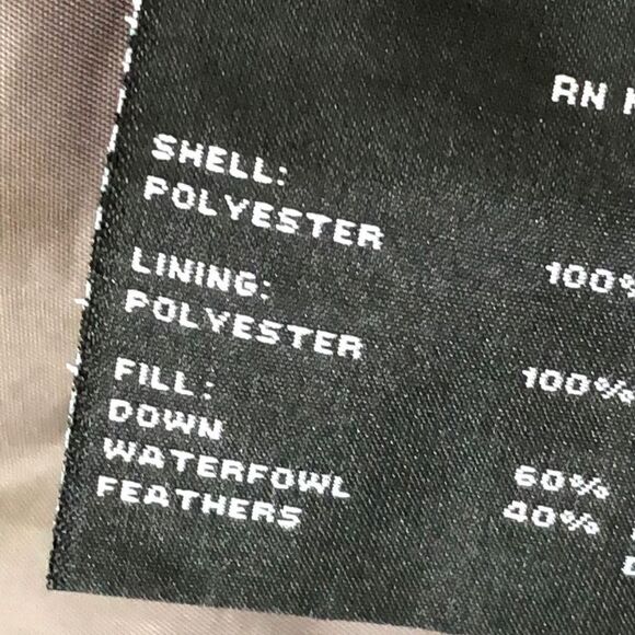 Marc NY Women's Down Quilted Asymmetrical Zip Winter Puffer Jacket Size M - Picture 6 of 7